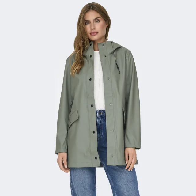 Only ONLELISA regenjas agavegroen Agave Green