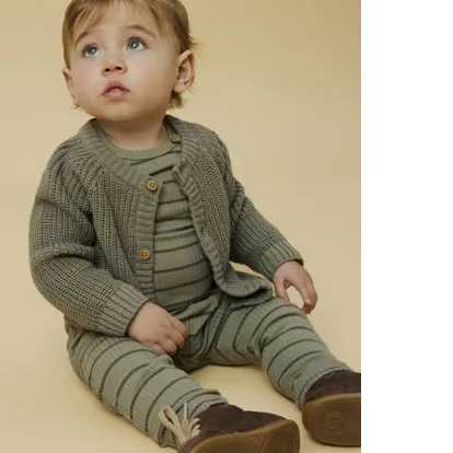 Lil' Atelier BABY romper olijfgroen, foto 2