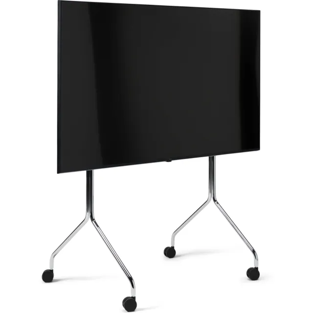 Pedestal Moon Rollin' Tall tv standaard chrome