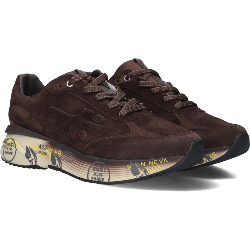 Premiata Moerun lage sneaker bruin, foto 2