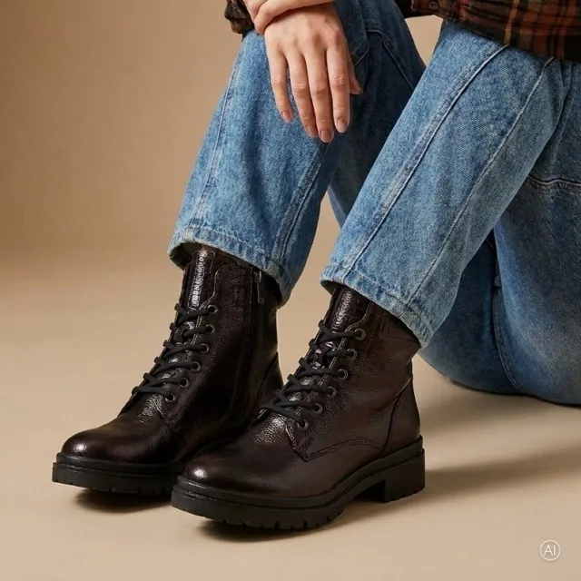 Tamaris veterboots bruin, foto 5
