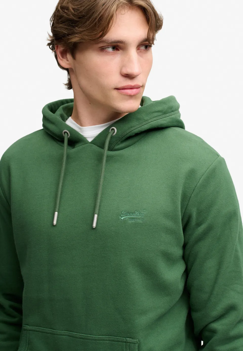 Superdry regular fit hoodie - groen, foto 5