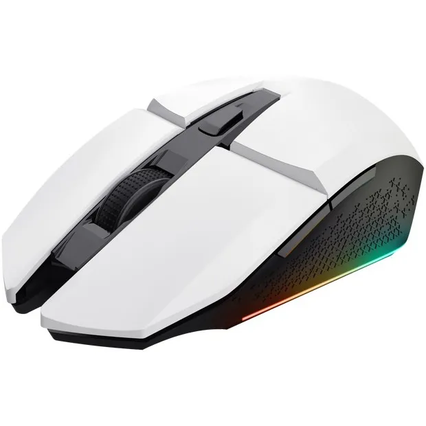 Trust GXT 110 Felox draadloze gamingmuis wit