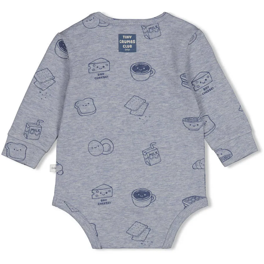 Feetje romper met print - blauw, foto 2