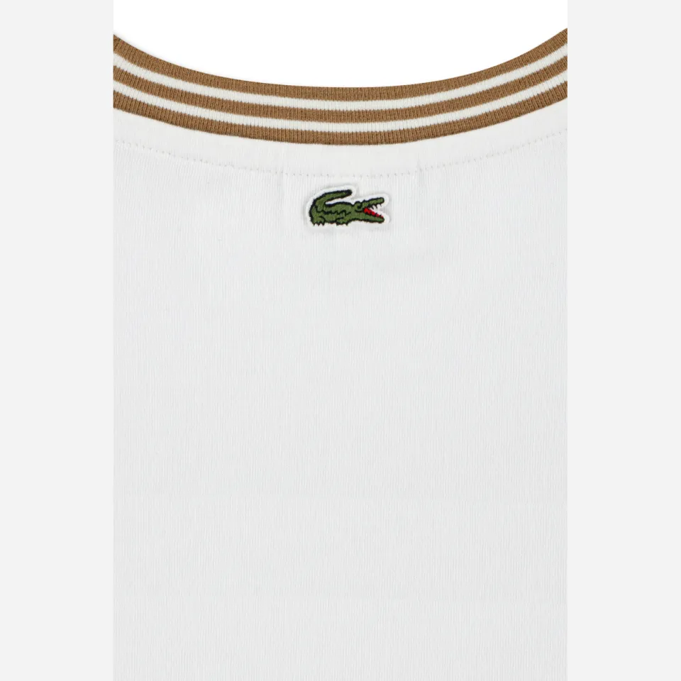 Lacoste T-shirt met tekst wit, foto 5