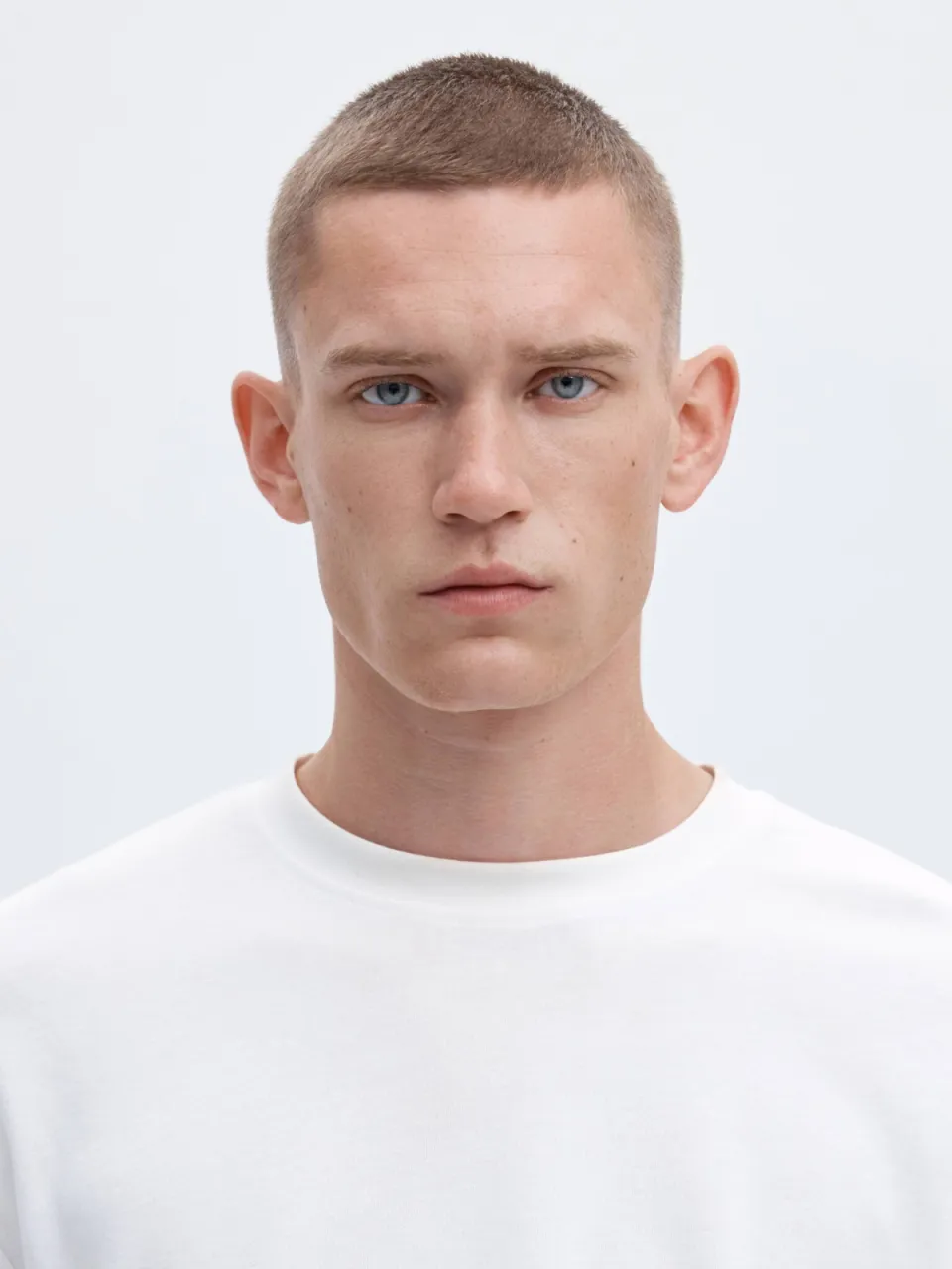 Selected loose fit T-shirt SLHLOOSEOSCAR wit, foto 4