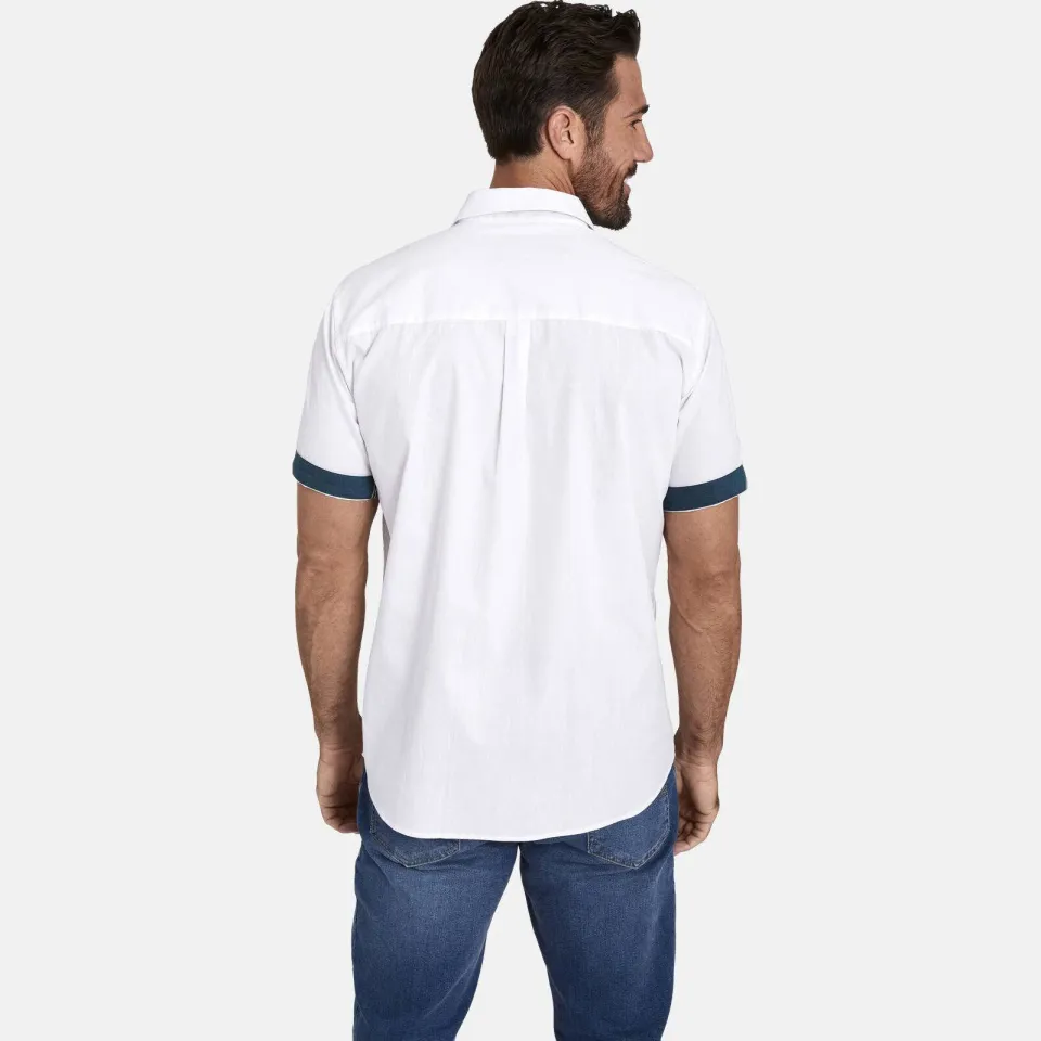 Jan Vanderstorm casual overhemd EVIN Plus Size - (set van 2) benzine, foto 4