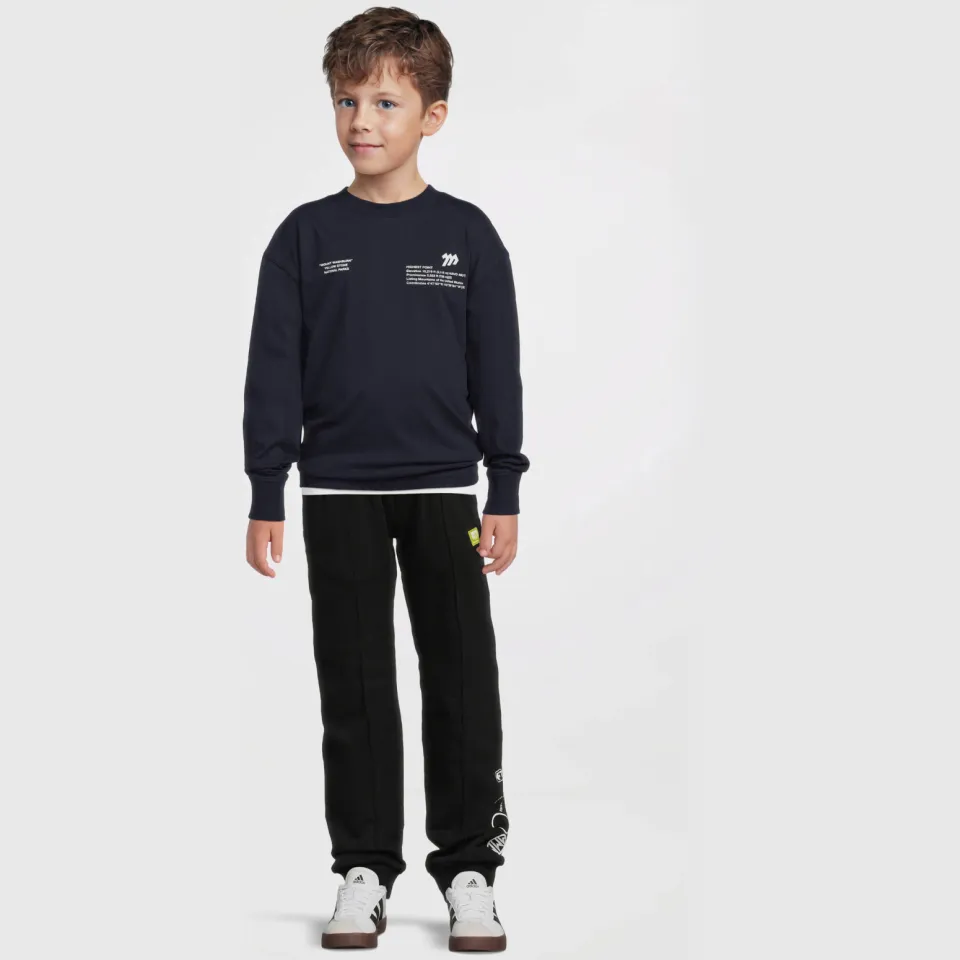 Me & My Monkey longsleeve met printopdruk donkerblauw, foto 4