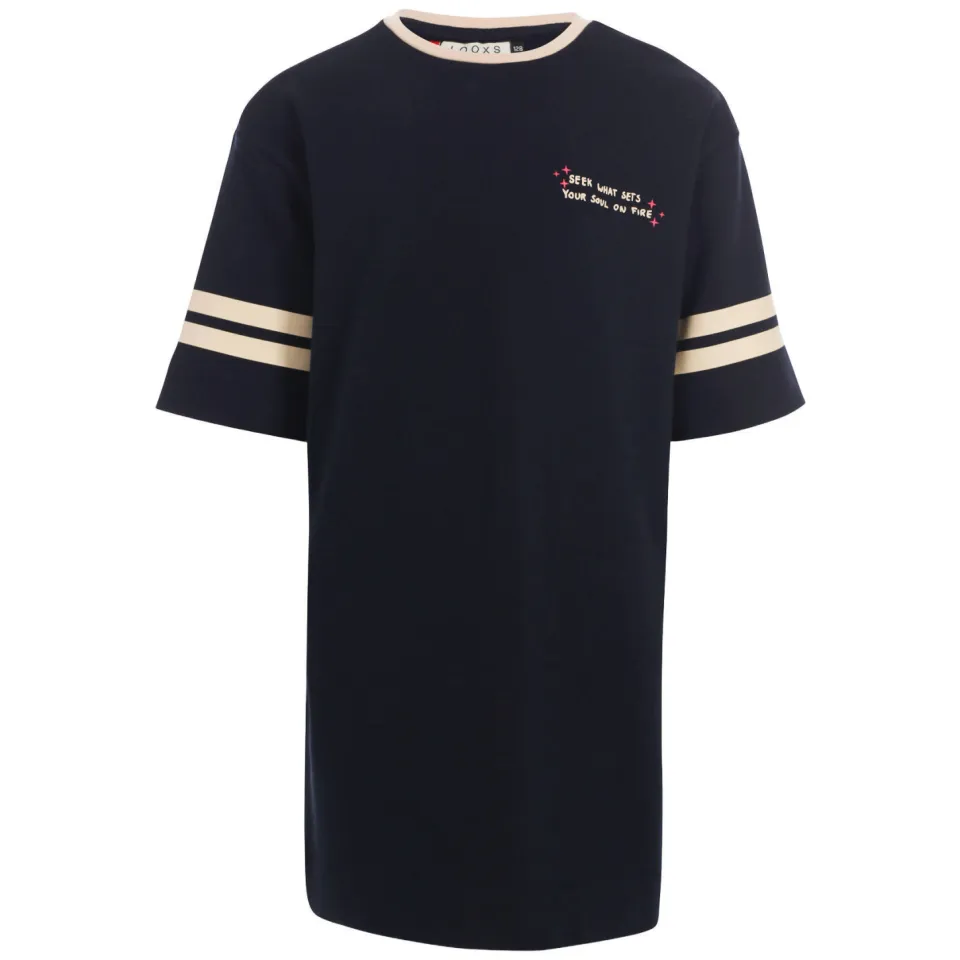 LOOXS sweatjurk met backprint donkerblauw, foto 2