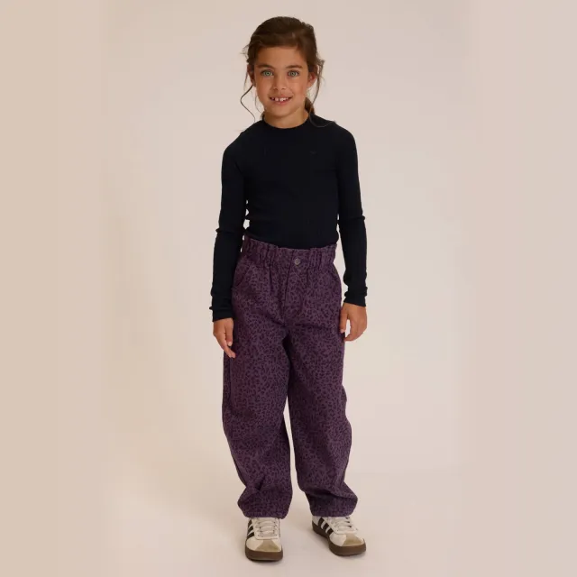 LOOXS little aansluitende longsleeve donkerblauw