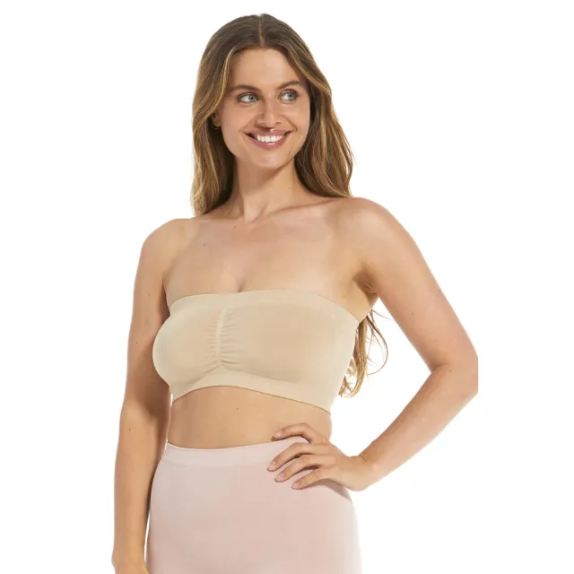 MAGIC Bodyfashion strapless bandeau-bh lichtbeige