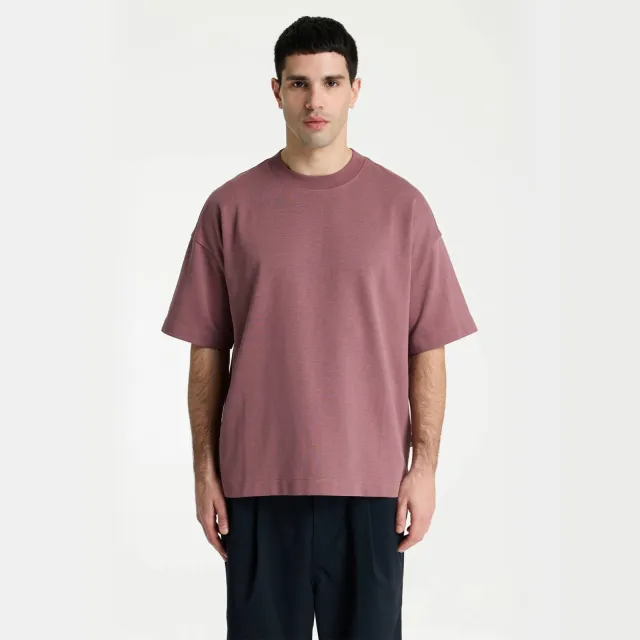 CHASIN' oversized T-shirt met backprint - rose taupe