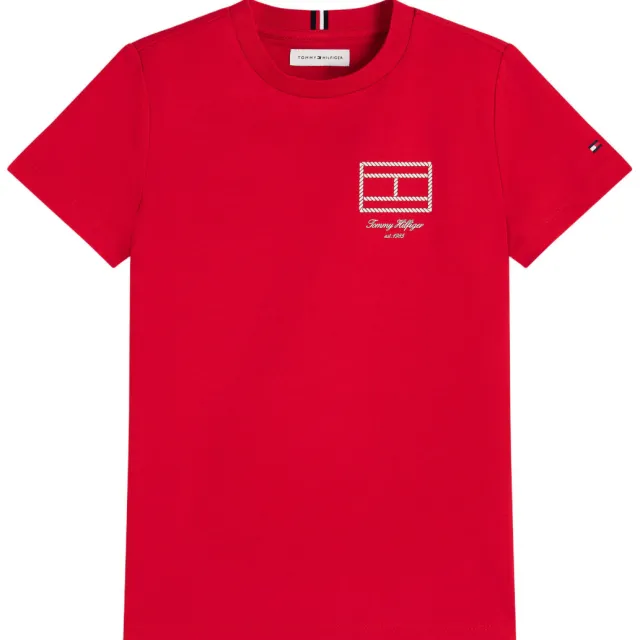 Tommy Hilfiger T-shirt met print rood, foto 2