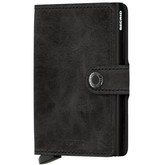 Secrid Miniwallet pasjeshouder vintage zwart, foto 2