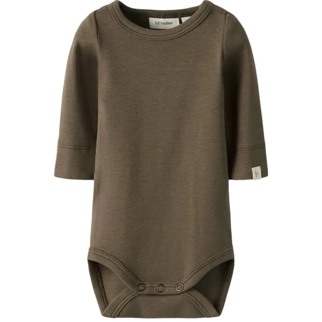 Lil' Atelier BABY romper bruin, foto 2