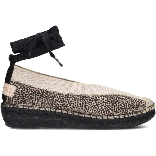 Shabbies Amsterdam Espadrilles Palma Kimono Zwart