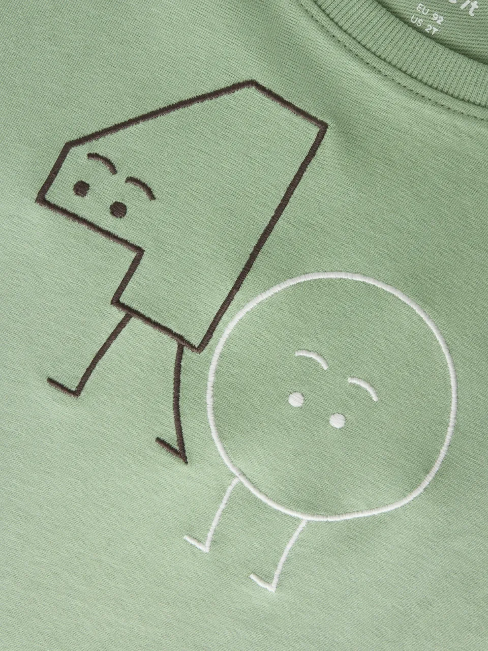 NAME IT longsleeve met print groen, foto 4