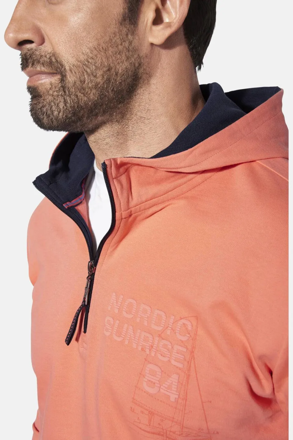 Jan Vanderstorm hoodie KORBENKT Plus oranje, foto 5