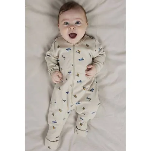 NAME IT BABY NBMNIGHTSUIT pyjama beige blauw, foto 6