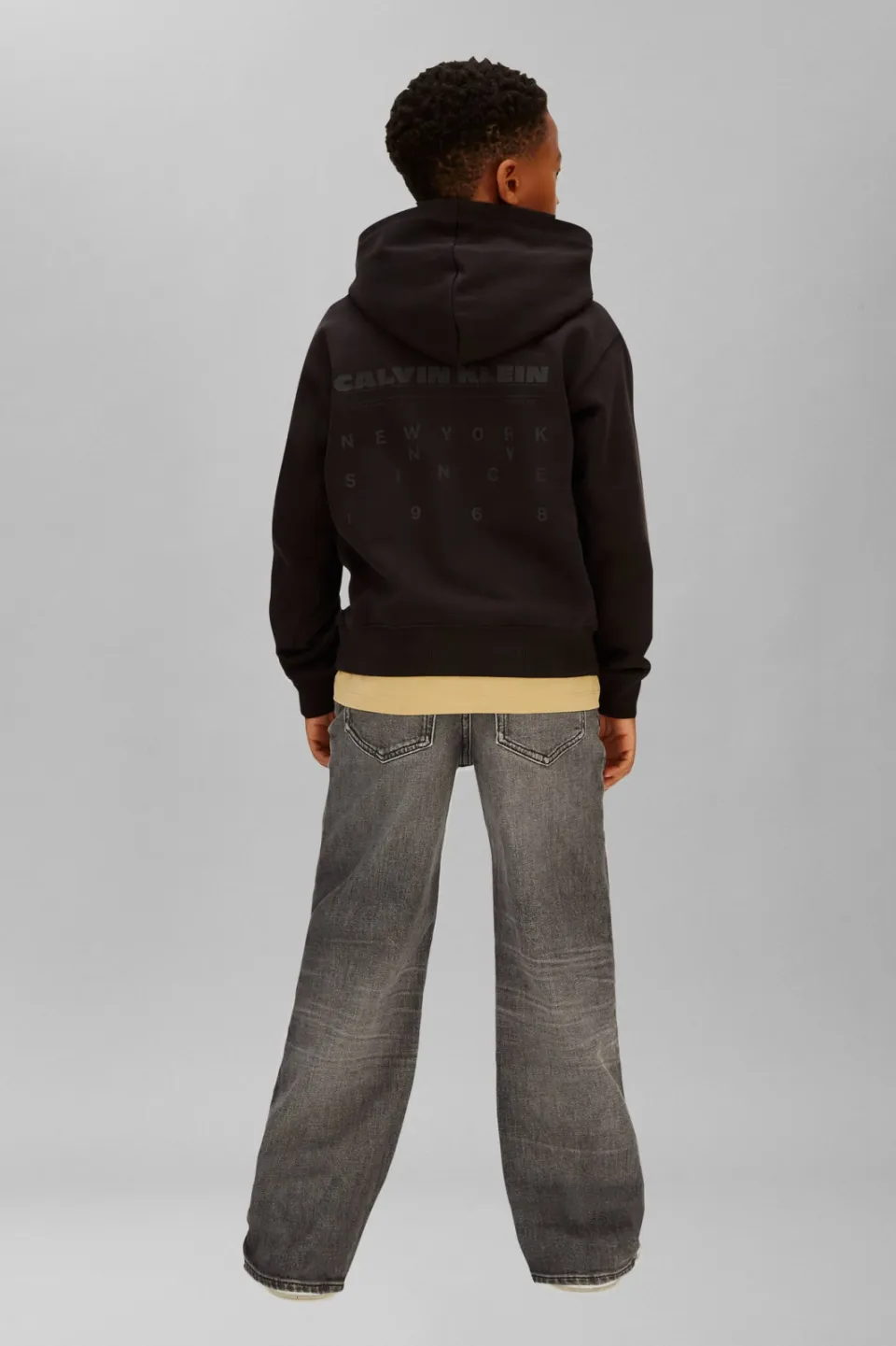 Calvin Klein hoodie met backprint zwart, foto 4