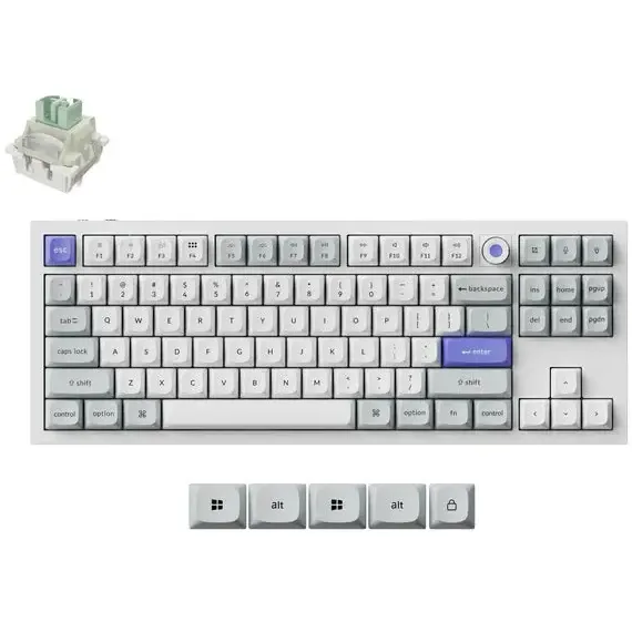 Keychron Q3 HE 8K toetsenbord wit