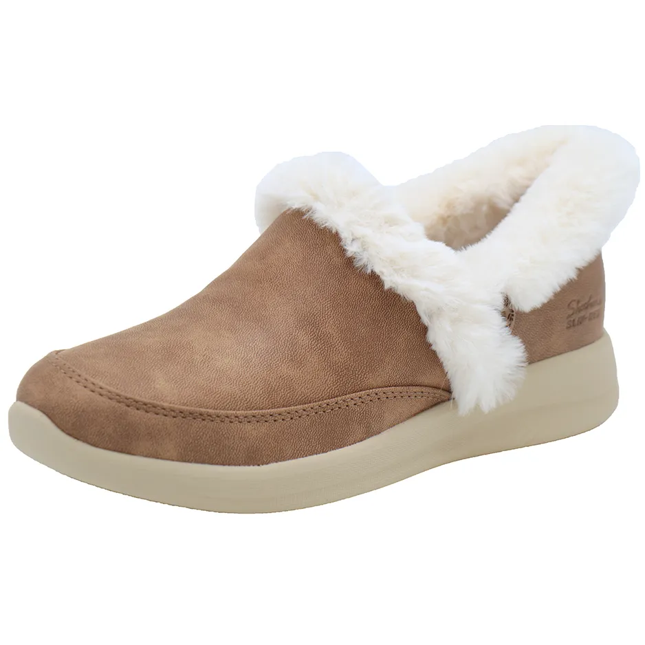 Skechers Slip-Ins Cozy Escape pantoffel bruin, foto 3