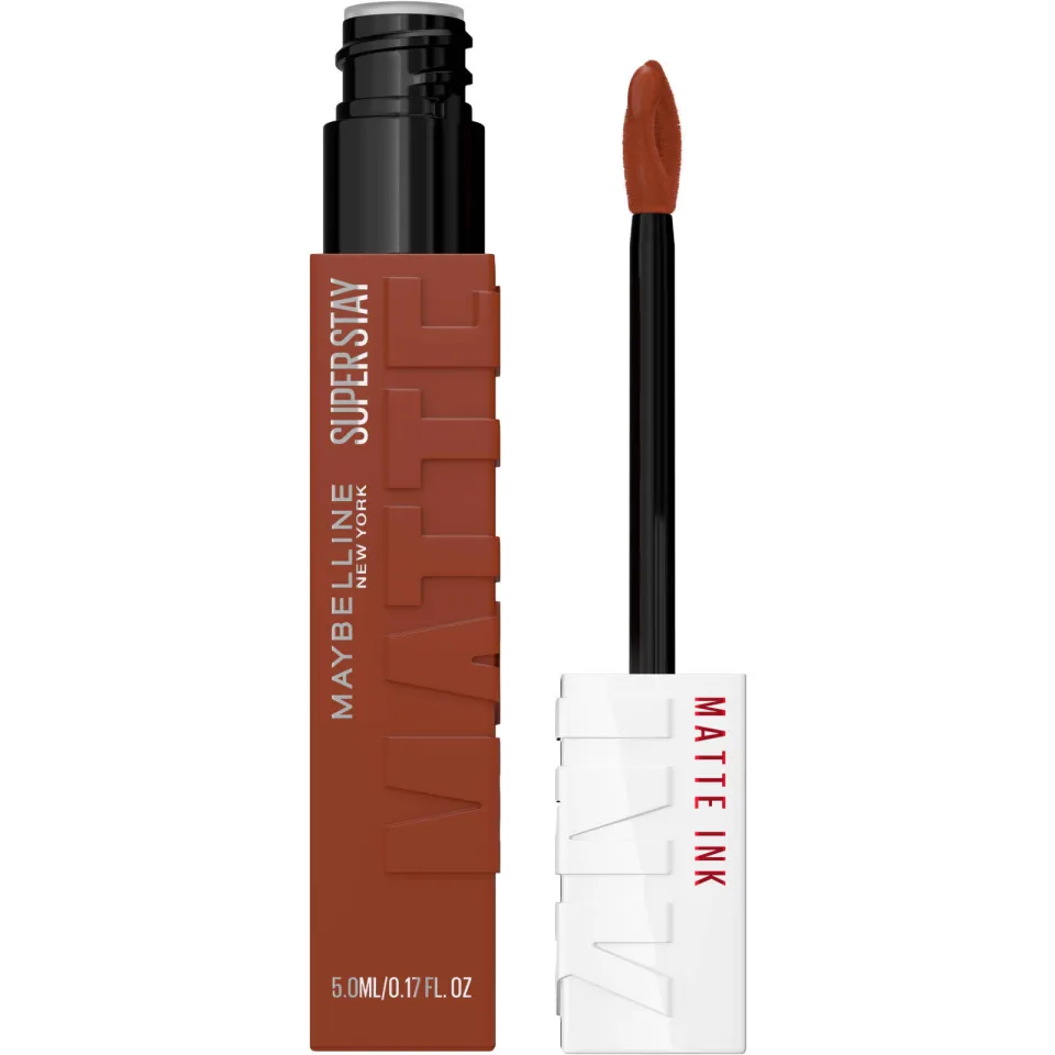 Maybelline New York SuperStay Matte Ink lippenstift 75 Fighter oranje, foto 3