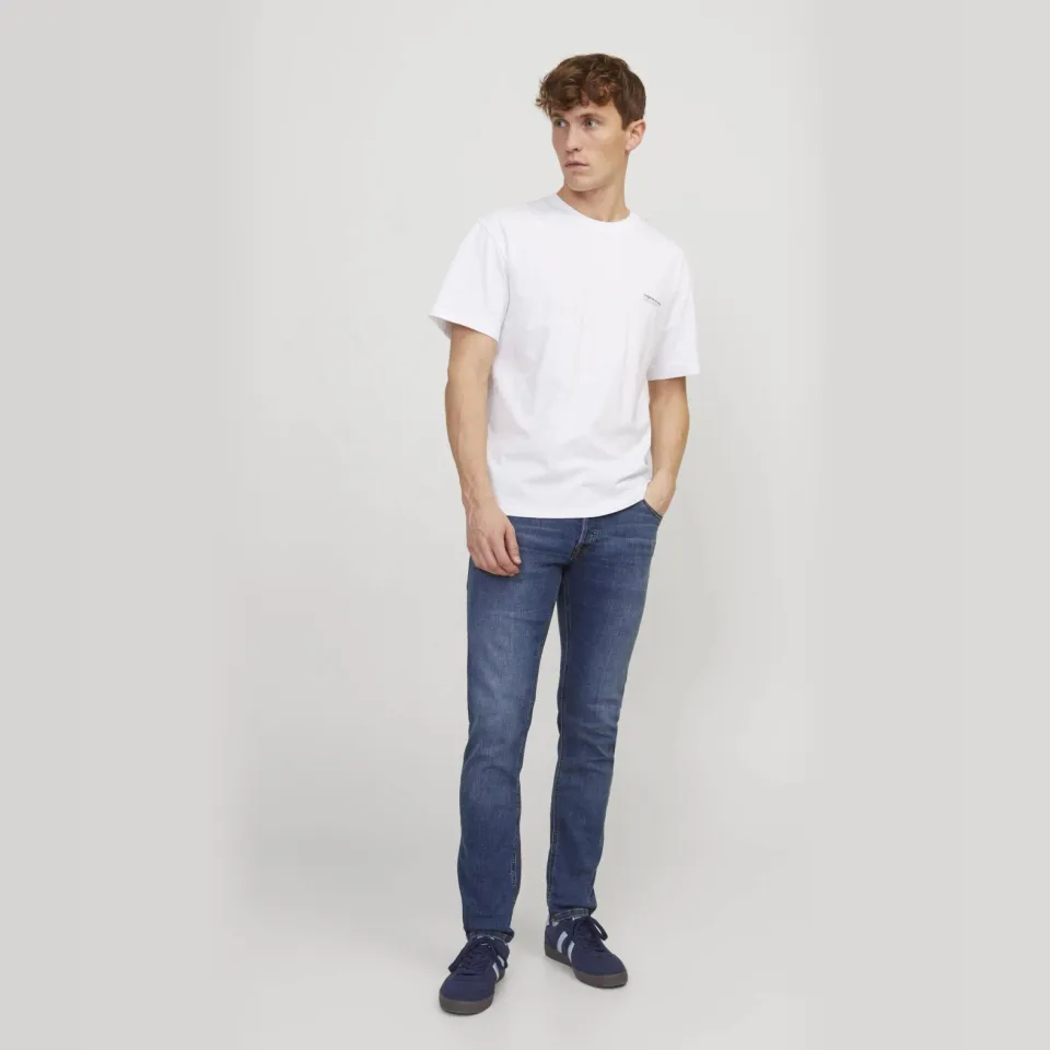 Jack & Jones slim fit jeans - blauw denim, foto 3