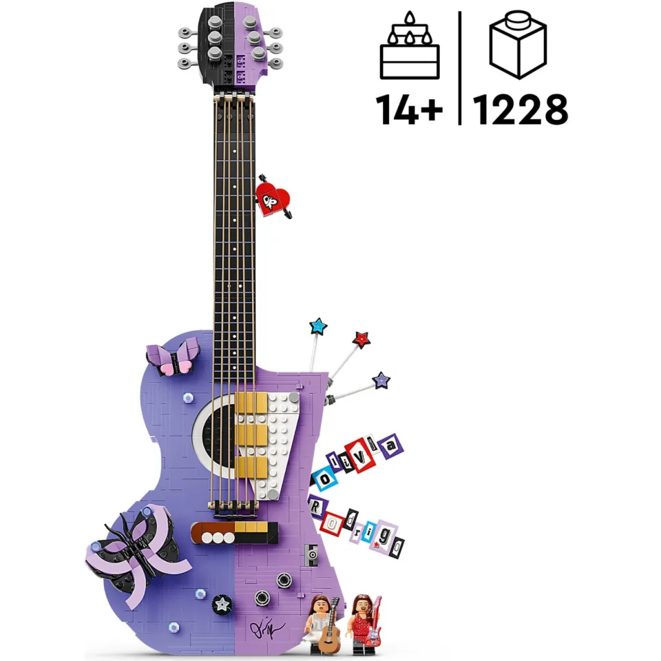 Lego Editions Music Olivia Rodrigo's Dubbele Gitaar Speelgoed 43031, foto 4