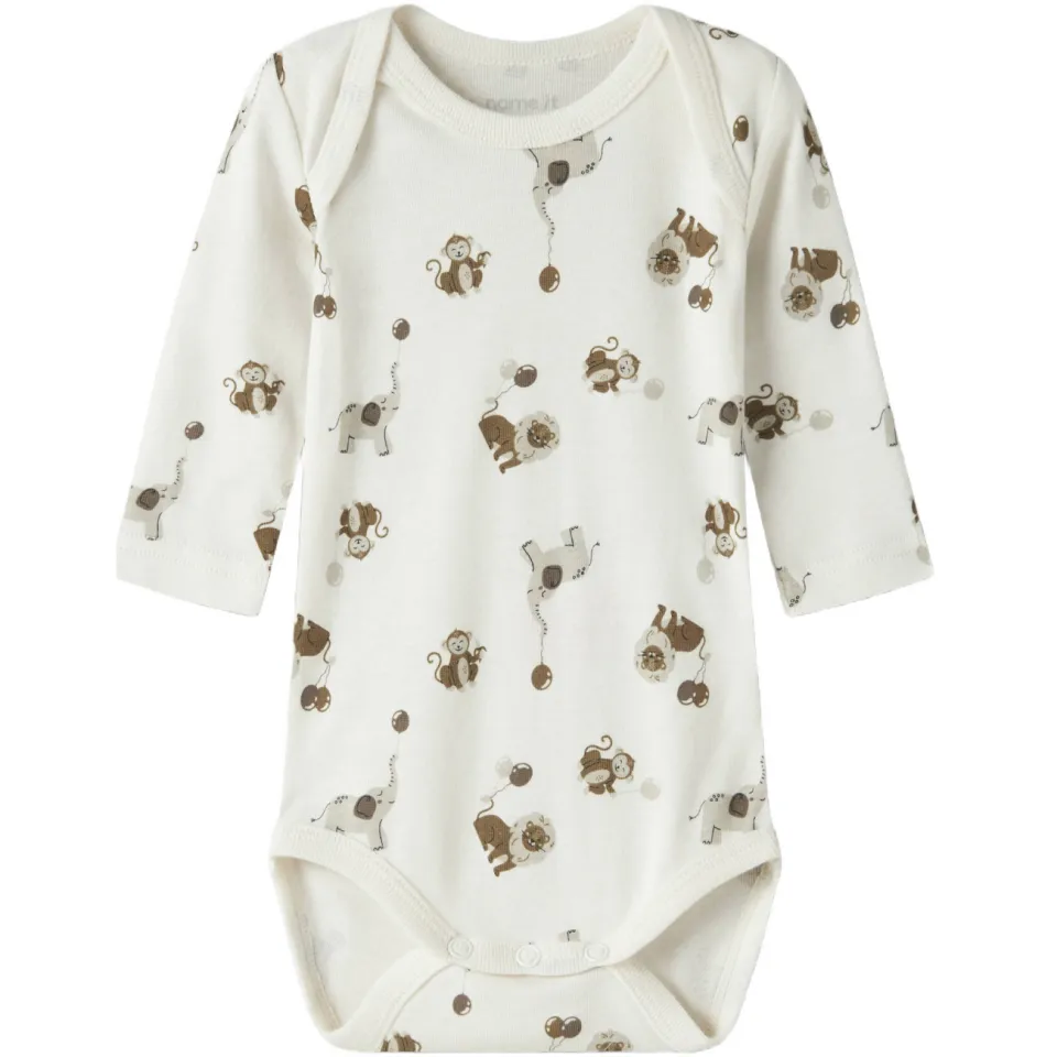 NAME IT BABY romper - groen/wit/grijs (set van 3), foto 2