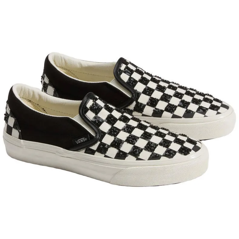Vans Slip-On Checkerboard katoenen geruite sneakers - zwart/wit, foto 4