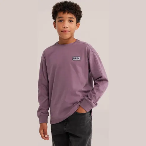 WE Fashion Blue Ridge longsleeve paars, foto 2