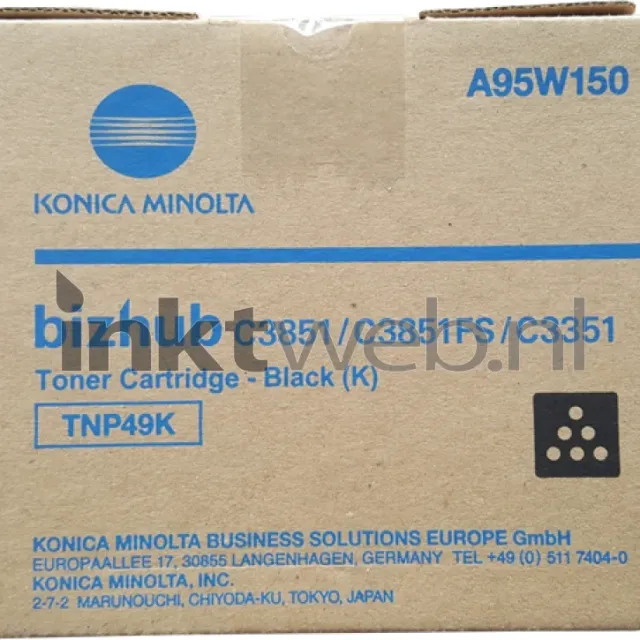 Konica-Minolta Konica Minolta TNP-49BK zwart (Origineel)
