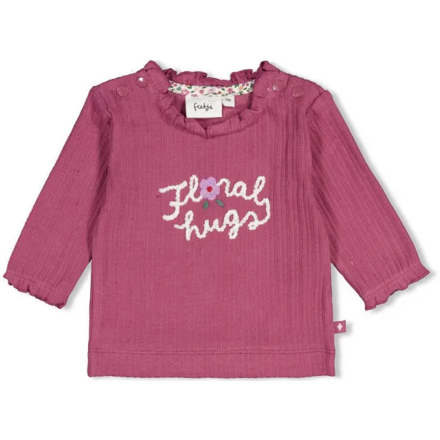 Feetje longsleeve Afternoon Tea fuchsia, foto 2