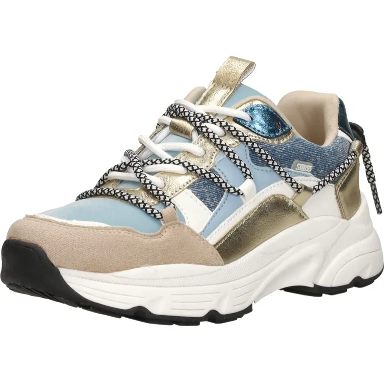 Sub55 lage sneakers lichtblauw licht blauw, foto 3