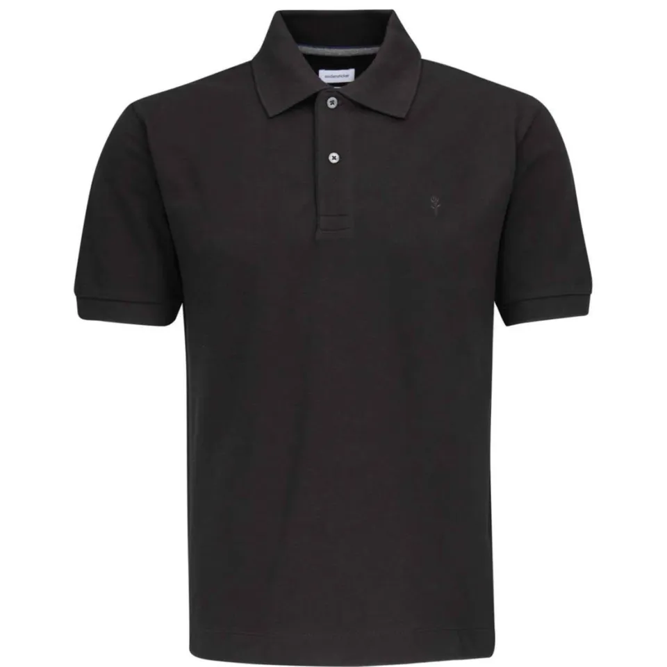 Seidensticker slim fit polo zwart, foto 2