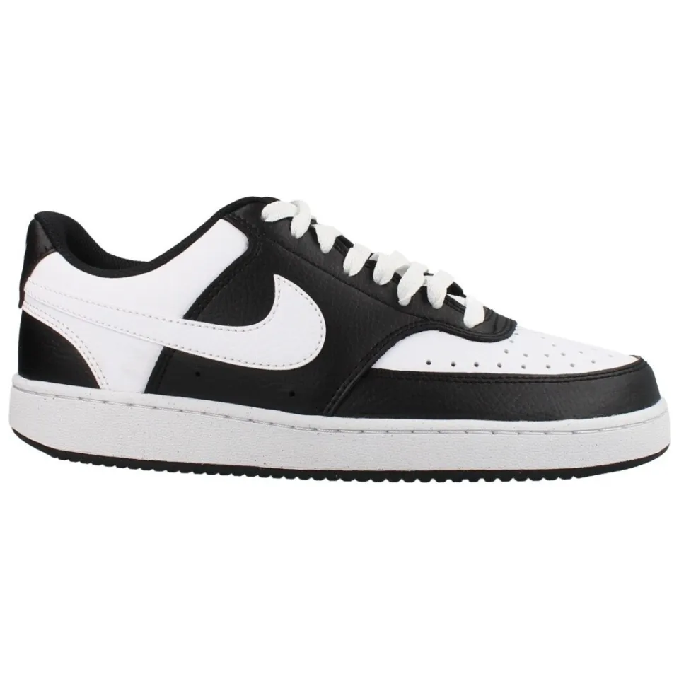 Nike Court Vision Low dames sneakers zwart wit