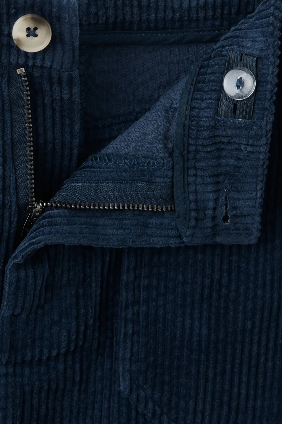 Mango Kids corduroy korte rok - marine, foto 5