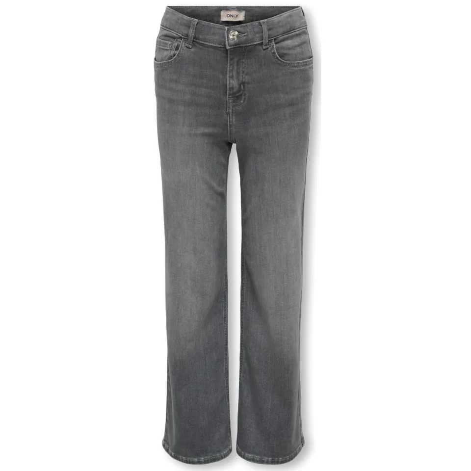 KIDS ONLY GIRL wide leg jeans grey denim, foto 2