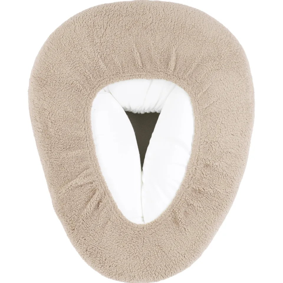 Meyco teddy relaxhoes voor voedingskussen beige, foto 2
