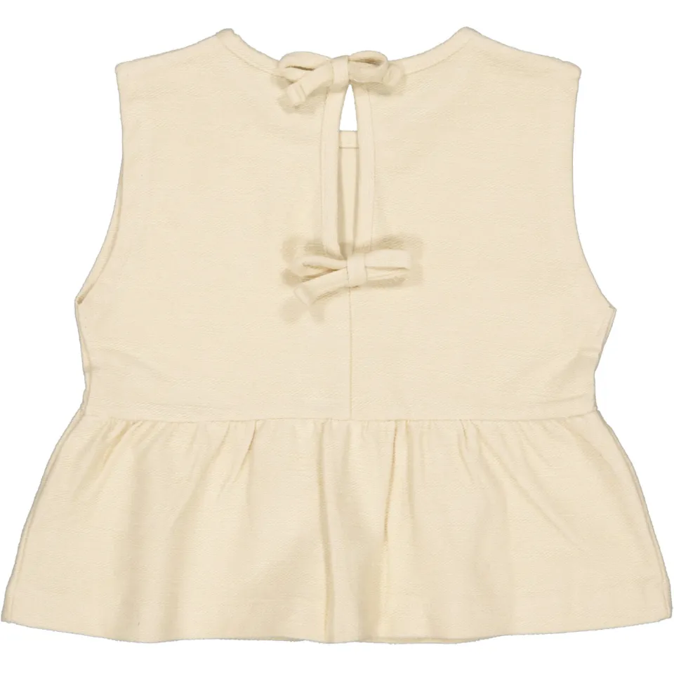 Levv Little mouwloze top beige, foto 4