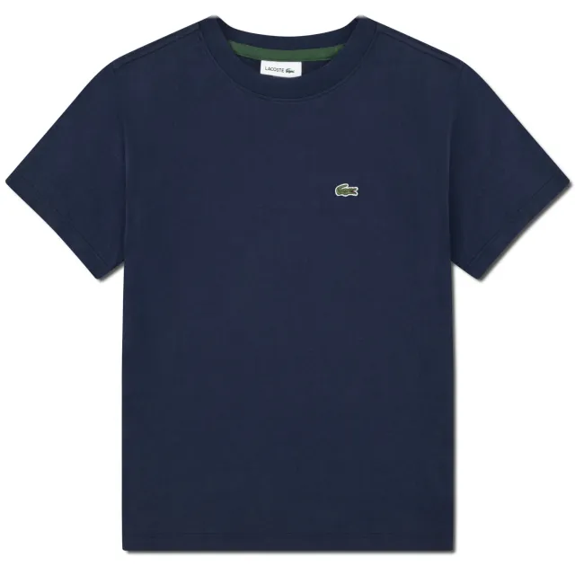 Lacoste t-shirt donkerblauw effen