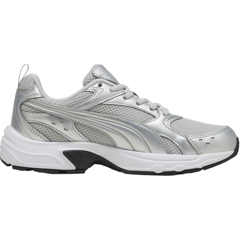 Puma Milenio Tech Lt Jr sneakers zilver Lichtgrijs/zilvergrijs
