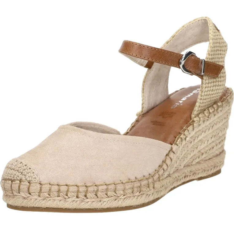 Tamaris espadrille sandaal beige, foto 3