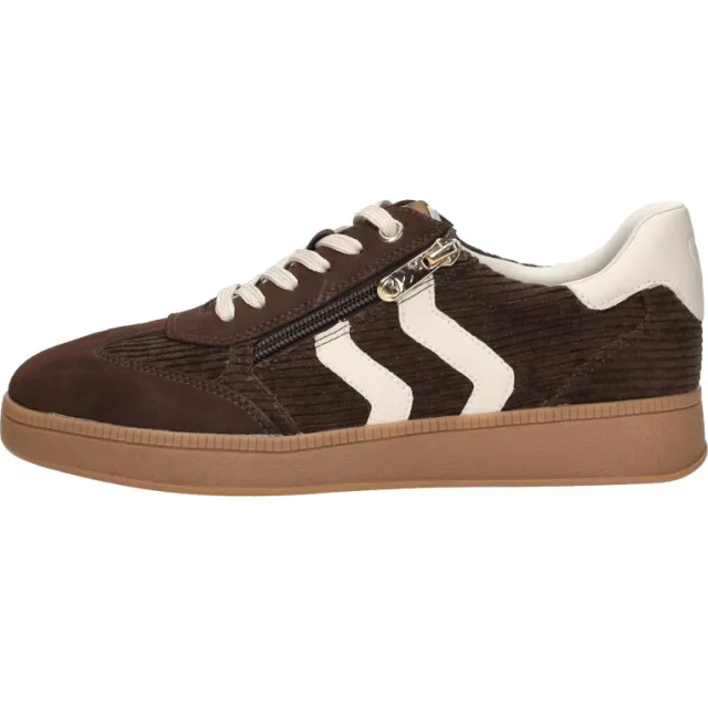 Marco Tozzi sneakers laag donkerbruin, foto 2