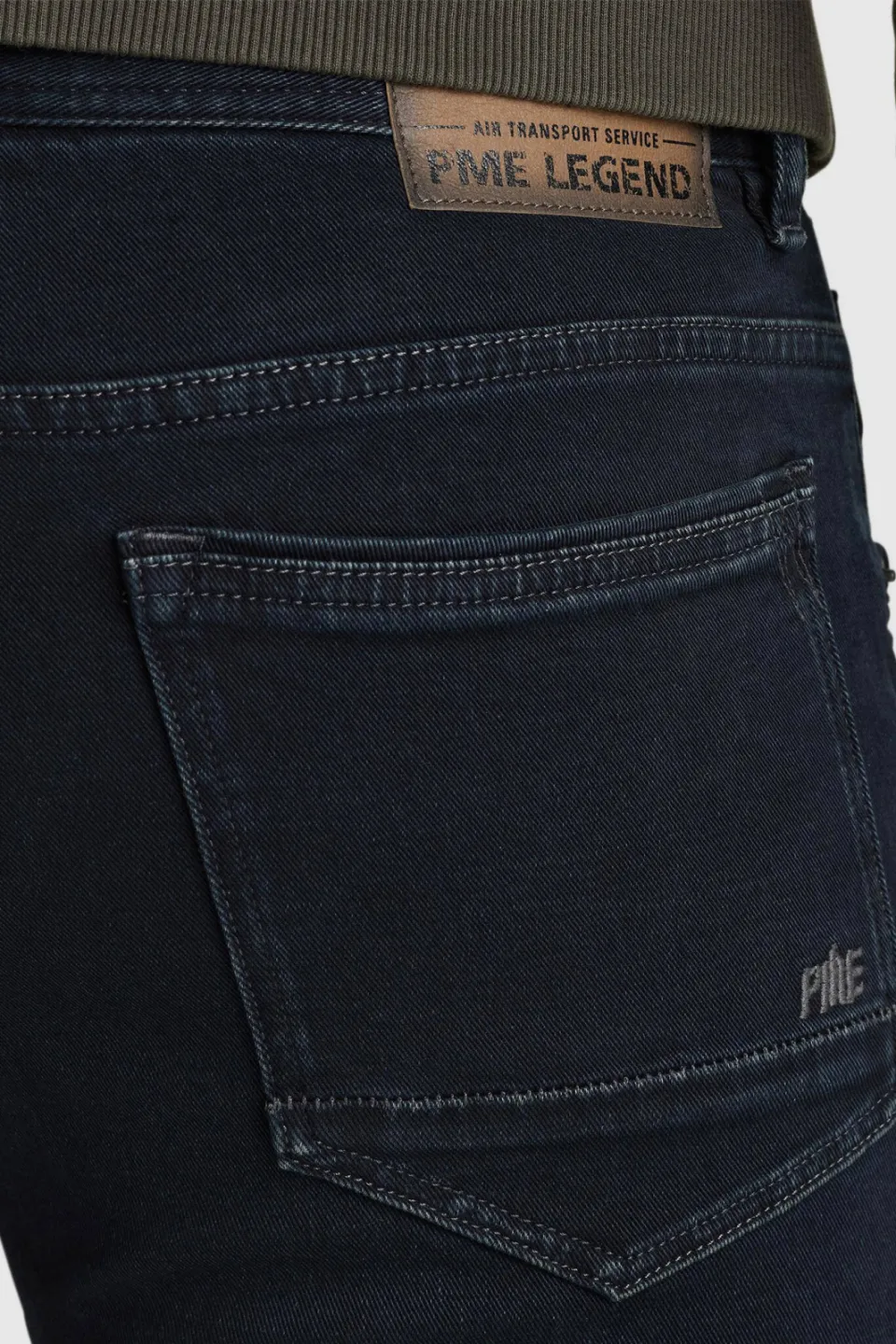 PME Legend TAILWHEEL slim fit jeans donkerblauw dark natural denim, foto 3