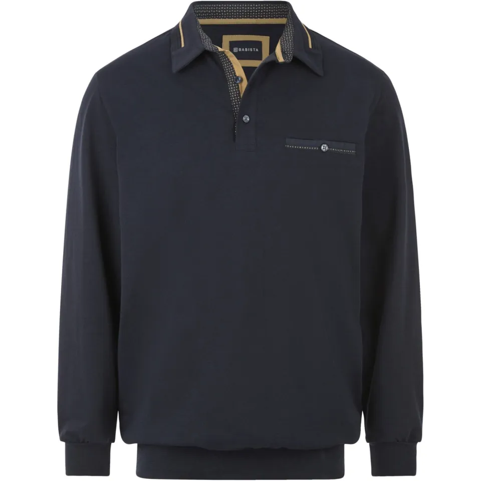 Babista regular fit polo Plus Size +FIT Collectie - donkerblauw, foto 2