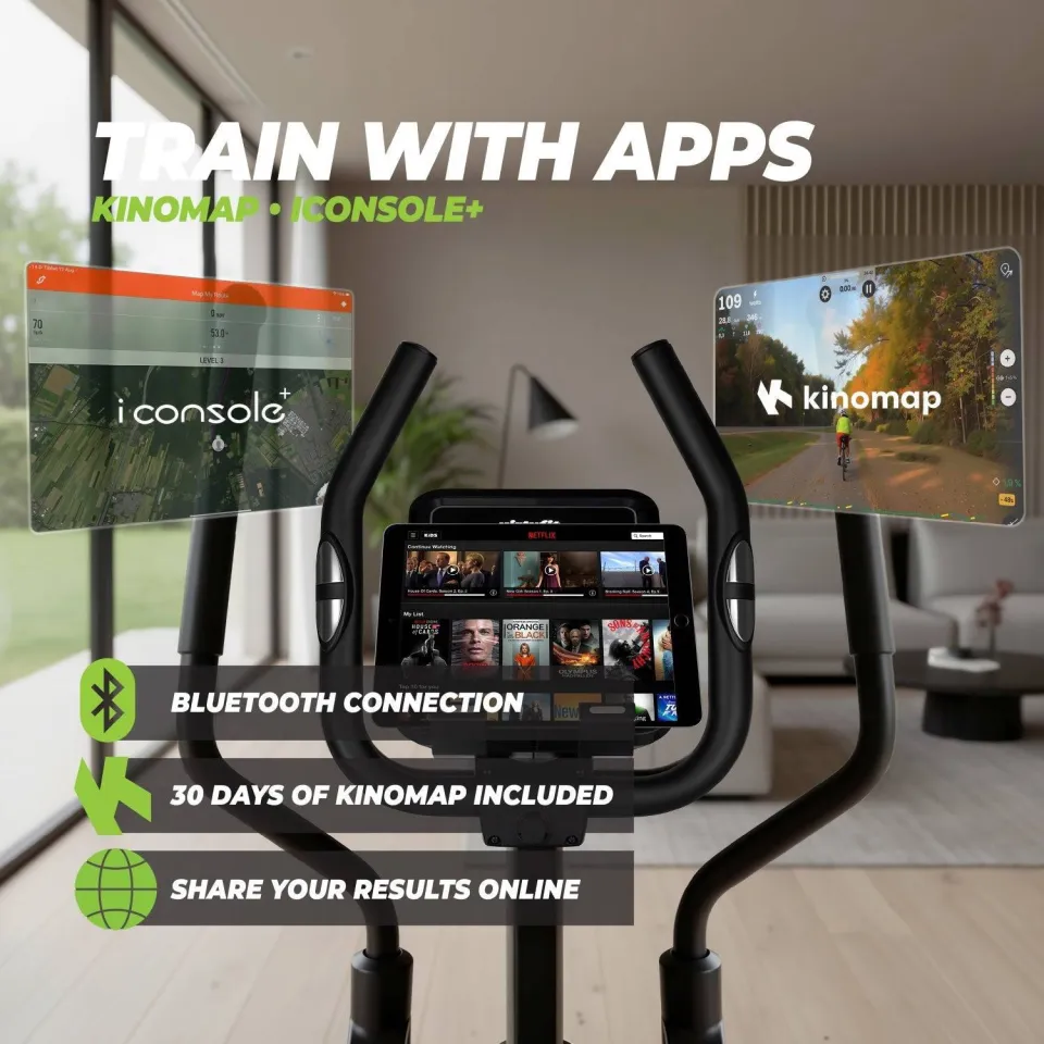 Virtufit CTR 3.0i crosstrainer zwart, foto 4