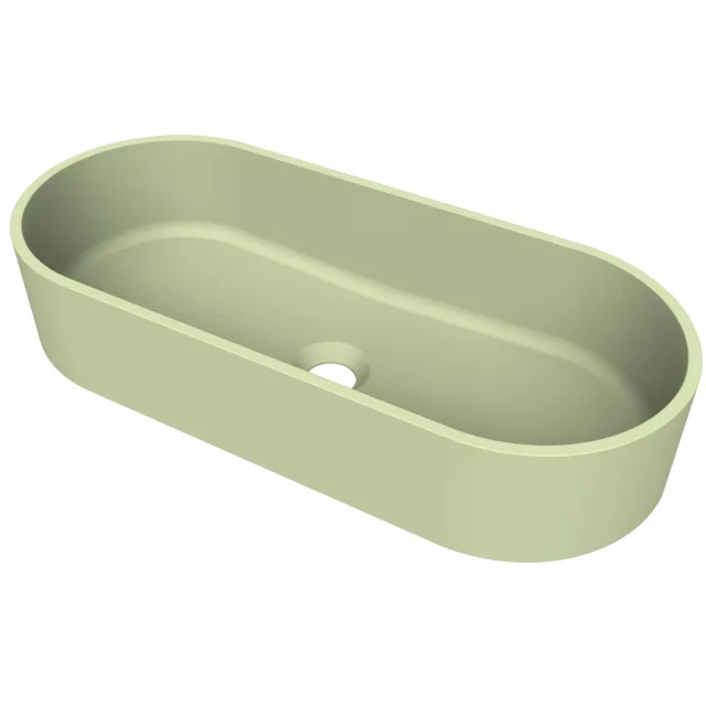 Arcqua Case Opbouw Waskom Ovaal 60x26 Mat Pastel Groen