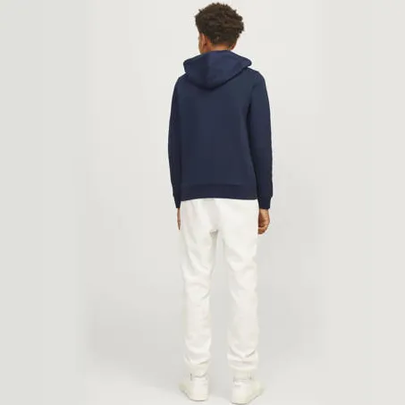 Jack & Jones JUNIOR hoodie JJECORP met tekst donkerblauw, foto 3